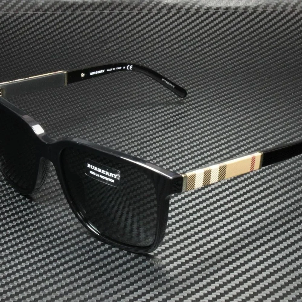 NEW Burberry Black Grey Men's Sunglasses New